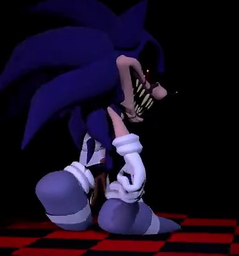 Sonic.exe Model Creation in Blender