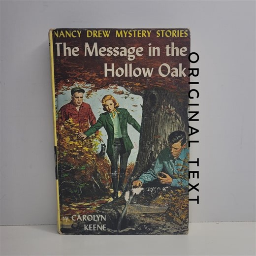 Message in the Hollow Oak, Nancy Drew #12 by Carolyn Keene, Gift for Girls Her, Vintage Childrens Book, Sleuth Detective, Original Text - Etsy Australia