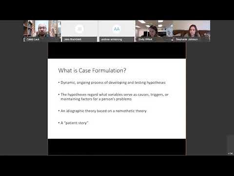 Cognitive-Behavioral Therapy Case Formulation for Youth - part 1