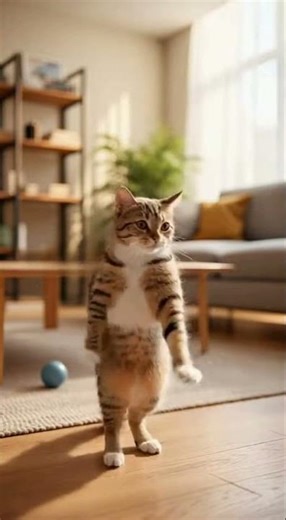 I Didn’t Teach My Cat This Dance 😳