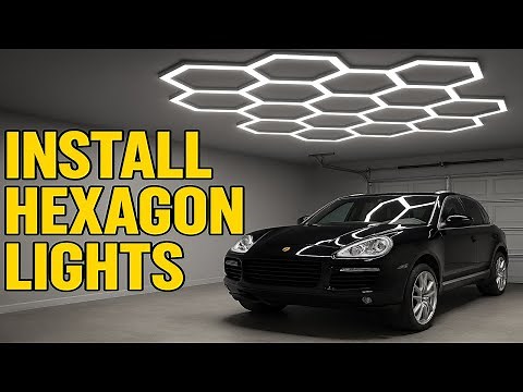 The Best Hexagon LED Lights for Garages - How To Install Hex Lights in your garage workshop