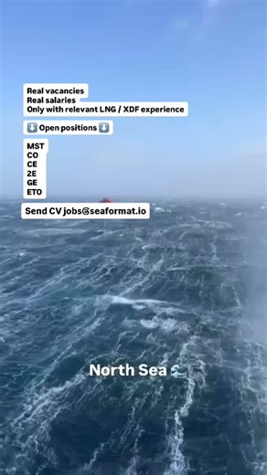 ADNOC LNG — XDF Fleet 🚢 Now Hiring Real vacancies Real salaries Only with relevant LNG / XDF experience ⬇️ Open positions ⬇️ MST CO CE 2E GE ETO Email: jobs@seaformat.io #lifeatsea #sea_format #jobatsea | SeaFormat
