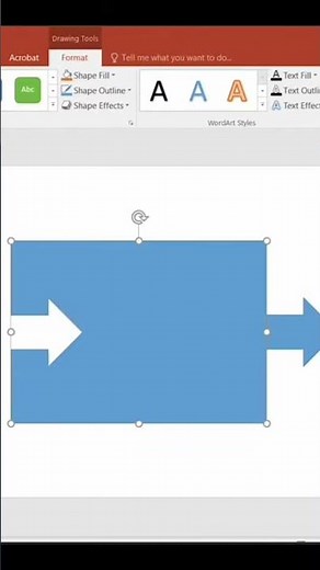 How to Create an Arrow Shape Inside a Rectangle