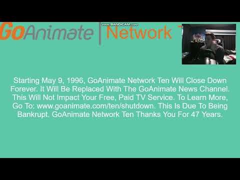 GoAnimate Network Ten Final Sign Off/GoAnimate News Channel First Sign On (May 9, 1996)