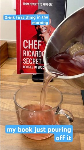 High blood pressure tea red onion tea! Ginger cloves onion! #chefricardocooking