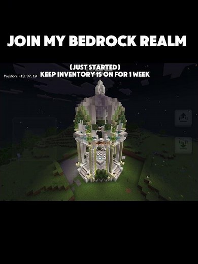 Join my Minecraft realm #minecraft #realms