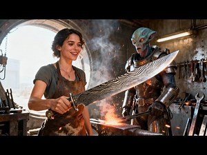 Alien Forge master Called It Impossible Steel—She Smiled: 'Damascus. My Uncle Makes Them on Weekends
