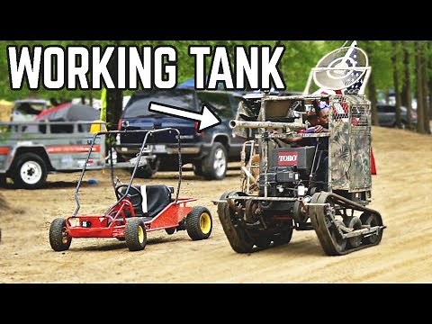 Go Kart TANK + Epic Riding | Mini Mayhem Spring 2019