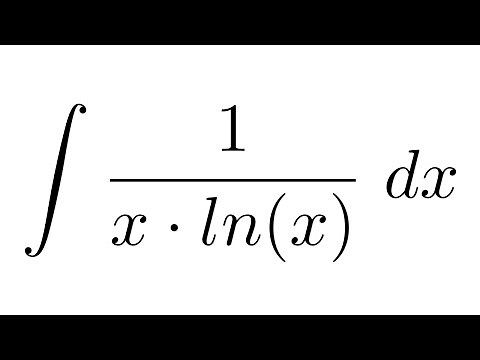 Integral of 1/(x*ln(x)) (substitution)