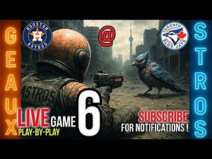 Astros at Blue Jays Game 6 LIVE Play-By-Play Sept. 11th 2025