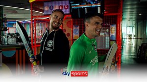 Jason Steele and Solly March go head to head in cricket challenge! | 'That was quick!'