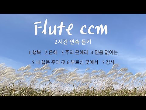 은혜로운 찬양 플룻 연주곡 연속듣기_Hymns on flute_ccm(중간광고 없음)