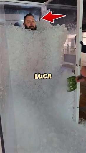2 Hours in Ice, He Got Stuck 🧊😬