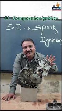 SI Vs CI Engine Working🔥 . . . . . [ siengine, ciengine, petrol, diesel, engine