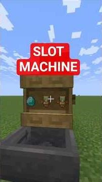 GAMBLING in Minecraft? | How to Build a Working Slot Machine in MINECRAFT!