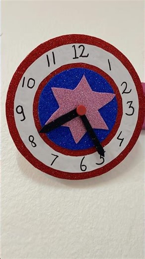Maths project 3D clock #1stgrade #diyprojects #maths