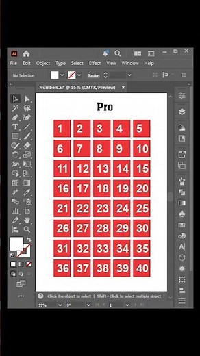 How to Use Script Make Numbers Sequence in Illustrator