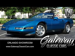 1994 Chevrolet Corvette Convertible For Sale Gateway Classic Cars of Orlando #2138
