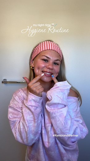 #rembrandtpartner #ad this routine ft. @Rembrandt helps me look & feel my best!! ✨🧖‍♀️ #nightroutine #hygiene #hygieneproducts #teethwhitening #oralhealth #skincare #skincareroutines #nighttimeroutine
