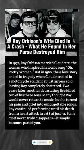 Roy Orbison’s Tragic Love Story: The Loss That Changed His Life Forever 💔