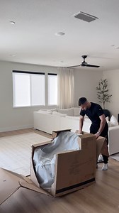 This seating area has been empty for years and I finally made it a priority to furnish it. I still have a lot of work to do but one step at a time! I need to fill the empty walls, get new curtains, and my plan is to build a fireplace for the living room! I found these brown accent chairs and they look perfect here! #furniture #accentchair #homedecor #singledad #singledadlife #dad | theeverythingdad
