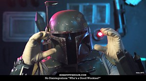 #MandalorianMonday: No Disintegrations "Who's a Good Wookiee?" Watch the entire episode: https://nodisintegrations.tv #BobaFett #Chewbacca #HanSolo #StarWars #NoDisintegrations #FanFilm #BobaFettFanClub | Boba Fett Fan Club