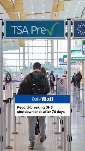 Chaotic DHS shutdown lasting 76 days ENDS after airport turmoil