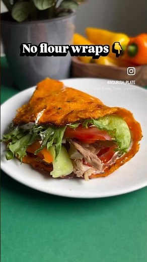 4-Ingredient Sweet Potato Wraps (No Flour!) 🔥
