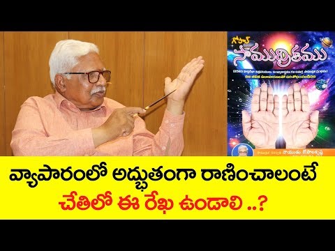 వ్యాపారంలో అద్భుతంగా రాణించాలంటే చేతిలో ఈ రేఖ ఉండాలి || నాయుడు గోపాల కృష్ణ @DaivaBhakthi