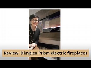 Dimplex Prism electric fireplace review #electricfire #electricfireplace