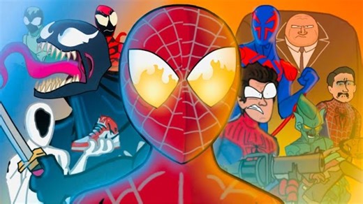 【BB爆笑动画】终极蜘蛛侠动画合集2（打开字幕观看哦）