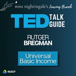 TED Talk Guide | Universal Basic Income | Rutger Bregman