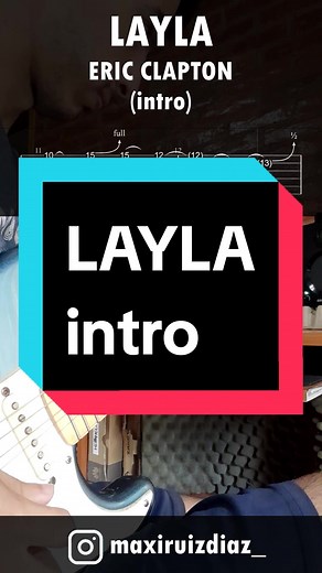 Aprende a tocar Layla de Eric Clapton en guitarra