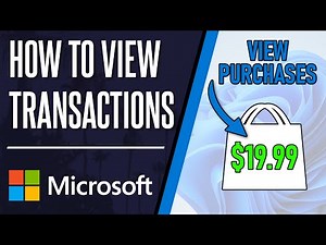How to View Recent Transactions on Your Microsoft Account