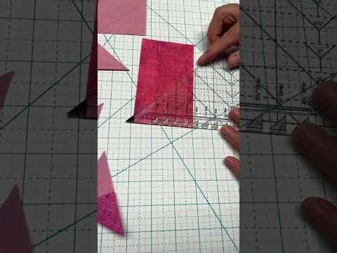 Kurzvorstellung Creative Grids Lineal "Half Square 4-in-1 Triangle Ruler"