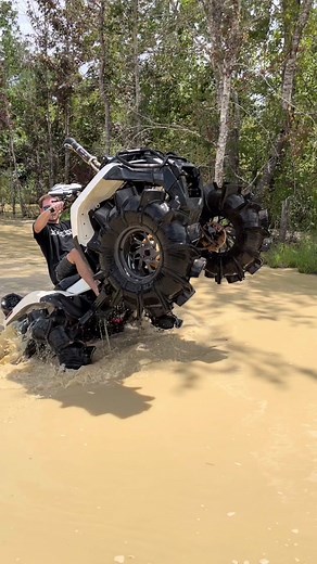 Thrilling ATV Riding Through Muddy Terrain Adventures