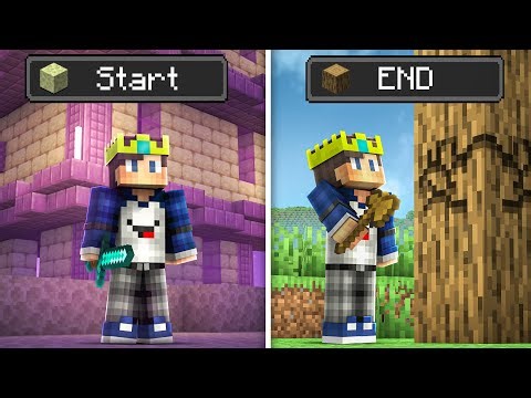 Minecraft, But You Beat it BACKWARDS...