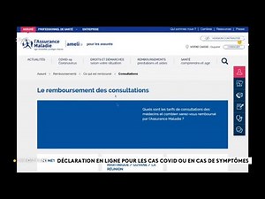 Déclaration en ligne pour les cas COVID ou en cas de symptômes