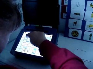 Autism Augmentative Communcation Device and Edmark Reading Program Part 1