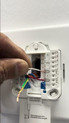 Honeywell Thermostat Install ⚠️ Commercial HVAC Tutorial