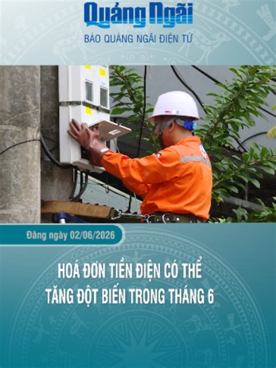 Hoá đơn tiền điện có thể tăng đột biến trong tháng 6 #dthquangngai #baoquangngai #baoquangngaidientu #tintuc #tintuc24h #news #tiktoknews #tiktok #baovaphatthanhtruyenhinhquangngai #onhaxemtin #viral #xuhuong #xuhuongtiktok #congan #tintuchay #tintuchangngay #điện