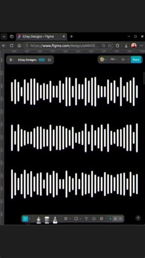 Figma 2026 - Tips for Drawing Vector Sound Waves #edaydesigns #ducthangds #adobe #photoshop
