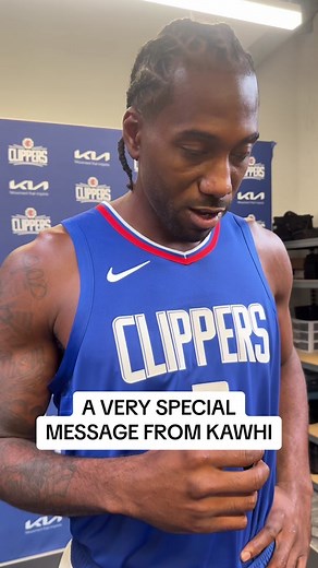 Kawhi Leonard's Inspiring Message to Fans | NBA Clipper Highlights