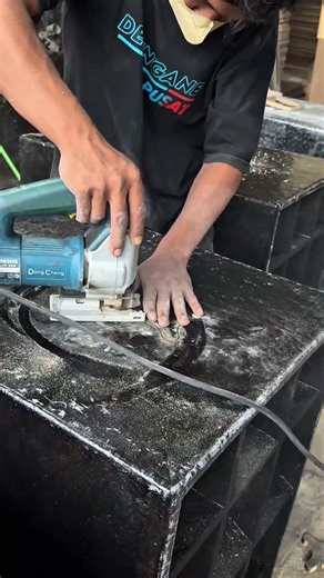 speaker box handle process #tutorial #woodworking #speakerbox