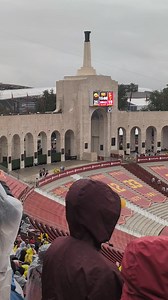 November 15, 2025 4th quarter Lighting of the torch #TrojanPride #trojanfootball #USC #FightOn #TrojanNation #trojanmarchingband | Denise Shue