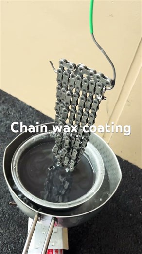 Chain wax coating #bicycle #cycling #procyclist