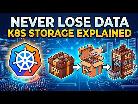 Kubernetes Volumes Explained: PV, PVC & Storage Classes (Full Tutorial)