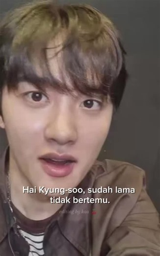Kyungsoo fancall: teman kita Rii reaction