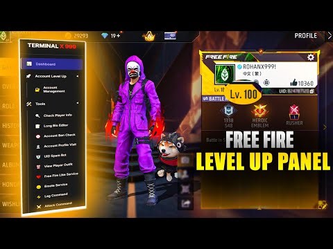 Free Fire Level Up Panel | 100% Safe Antiban | Fastest Level increase