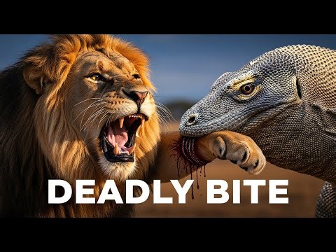 Komodo Dragon 'Deadly Drama' Battle of the Lion King Who Will Win